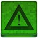 Green Warning Icon 128x128 png