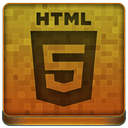 Orange HTML5 Icon