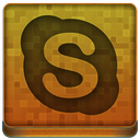 Orange Skype Icon