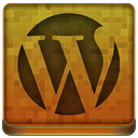 Orange WordPress Icon