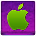 Pink Apple Coloured Icon