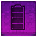 Pink Battery Icon