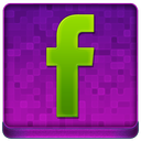 Pink Facebook Coloured Icon