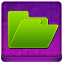 Pink Folder Coloured Icon 128x128 png