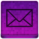 Pink Mail Icon 128x128 png