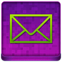Pink Mail Coloured Icon 128x128 png