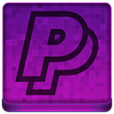 Pink PayPal Icon 128x128 png