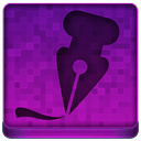 Pink Pen Icon