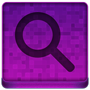 Pink Search Icon