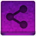 Pink Share Icon