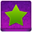 Pink Star Coloured Icon