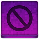 Pink Stop Icon 128x128 png