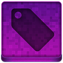 Pink Tag Icon
