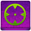 Pink Target Coloured Icon