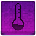 Pink Temperature Icon 128x128 png
