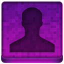 Pink User Icon 128x128 png