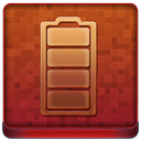 Red Battery Coloured Icon