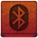 Red Bluetooth Icon 128x128 png