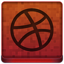 Red Dribbble Icon
