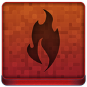 Red Fire Icon 128x128 png