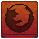 Red Firefox Icon 128x128 png