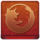 Red Firefox Coloured Icon 128x128 png