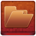 Red Folder Coloured Icon