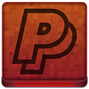 Red PayPal Icon 128x128 png