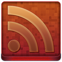 Red RSS Coloured Icon 128x128 png