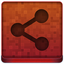 Red Share Icon 128x128 png