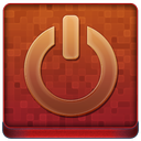 Red Shutdown Coloured Icon 128x128 png