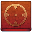 Red Target Coloured Icon 128x128 png
