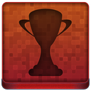 Red Trophy Icon 128x128 png