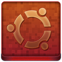 Red Ubuntu Coloured Icon