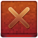 Red X Coloured Icon 128x128 png