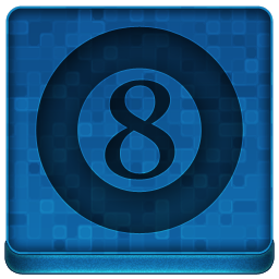 Blue 8Ball Icon 256x256 png