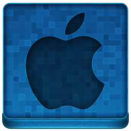 Blue Apple Icon 256x256 png