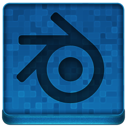 Blue Blender Icon 256x256 png