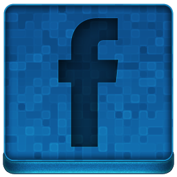 Blue Facebook Icon 256x256 png