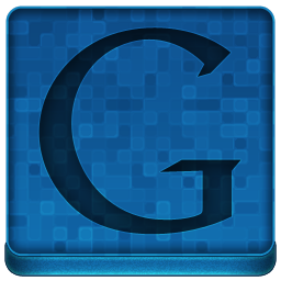 Blue Google Icon 256x256 png