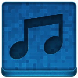 Blue Music Icon 256x256 png