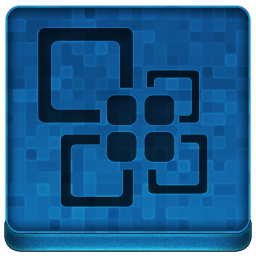 Blue Office Icon 256x256 png