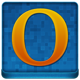 Blue Opera Coloured Icon 256x256 png