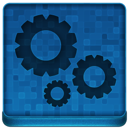 Blue Options Icon 256x256 png