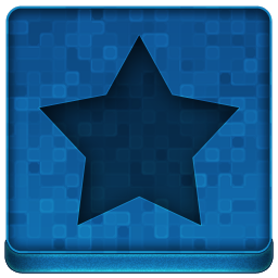 Blue Star Icon 256x256 png