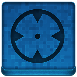 Blue Target Icon 256x256 png