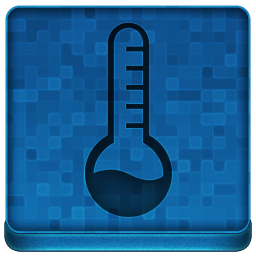Blue Temperature Icon 256x256 png