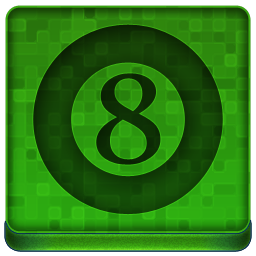 Green 8Ball Icon 256x256 png