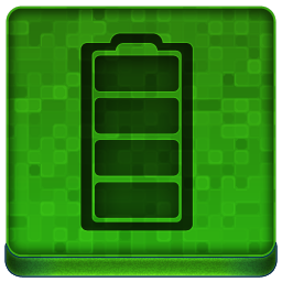 Green Battery Icon 256x256 png