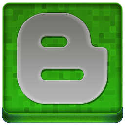 Green Blogger Coloured Icon 256x256 png